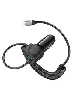 Ultra Fast Car Charger for iPhone - PD30W Lightning Cable & QC3.0 USB Port, Quick Charging for iPhone & USB Devices - pzsku/ZBE4EB1E855CA774B18B7Z/45/_/1732449328/bb7aebb6-41de-415c-9569-dc7494f85657