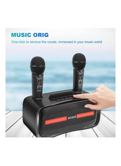 Karaoke Machine with 2 Wireless Microphones for Kids and Adults, Portable Bluetooth Karaoke Machine, PA Speaker System for Home Party, Outdoor Party, Meeting, Wedding - pzsku/ZBE4EB5F06D99D87663F9Z/45/_/1701405927/fc85e264-b05f-4141-8c12-f5b1da4a9933