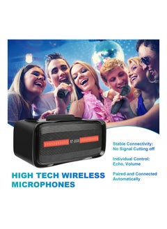 Karaoke Machine with 2 Wireless Microphones for Kids and Adults, Portable Bluetooth Karaoke Machine, PA Speaker System for Home Party, Outdoor Party, Meeting, Wedding - pzsku/ZBE4EB5F06D99D87663F9Z/45/_/1701405963/cd853dd1-e7d1-4179-8f21-4236c94ef04f