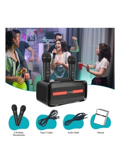 Karaoke Machine with 2 Wireless Microphones for Kids and Adults, Portable Bluetooth Karaoke Machine, PA Speaker System for Home Party, Outdoor Party, Meeting, Wedding - pzsku/ZBE4EB5F06D99D87663F9Z/45/_/1701405997/32e7265b-87de-4e23-857b-e357fbde045a