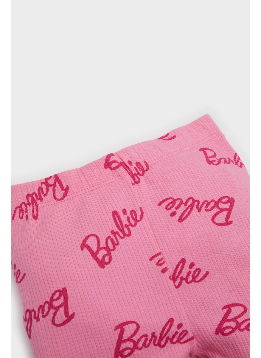 DeFacto Baby Girl Biker Barbie Licensed Shorts  - Image 3