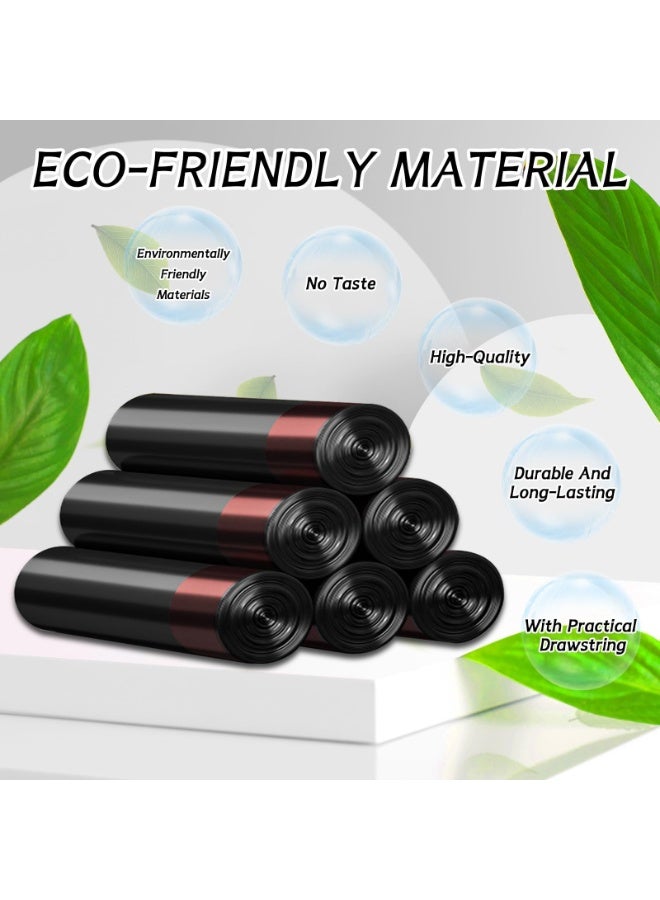 KOWVOWZ Extra Thick & Strong 4 Gallon Trash Bags Drawstring 5 Gallon Trash Bags Small Garbage Bags Unscented Waste Basket Liners Bags for Kitchen,Bathroom,Office(75 Counts) - Image 3