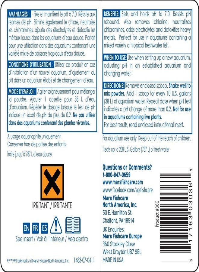 API PROPER PH 7.API PROPER pH 7.0 Freshwater Aquarium Water pH Stabilizer 8.8-Ounce- Pack of 2 - Image 2