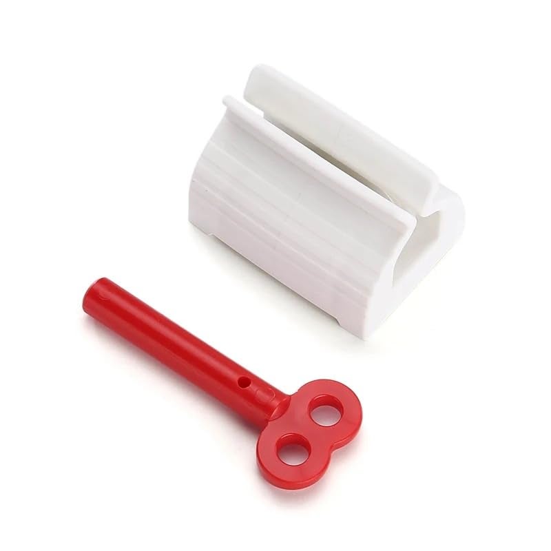 AUREUS Rolling Tube Toothpaste Squeezer Toothpaste Seat Holder Stand Rotate Toothpaste Dispenser for Bathroom (Mix Color) (Pack of 3 Pieces) - Image 3