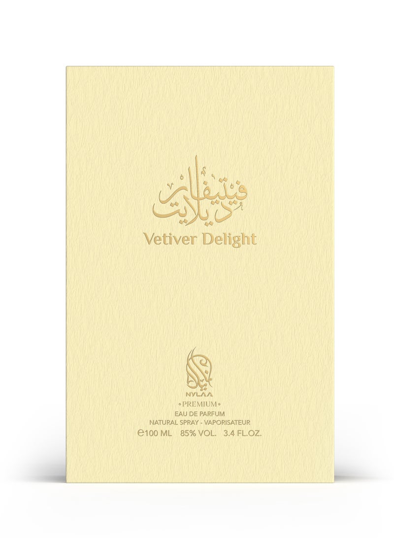 NYLAA Vetiver Delight Eau De Parfum(EDP) 100ML | Premium Unisex (Men and Women) Perfume | Long Lasting Fragrance | Daily Use Perfume - Image 3
