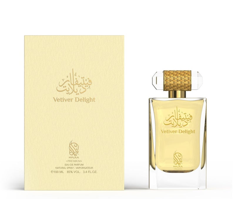 NYLAA Vetiver Delight Eau De Parfum(EDP) 100ML | Premium Unisex (Men and Women) Perfume | Long Lasting Fragrance | Daily Use Perfume - Image 1