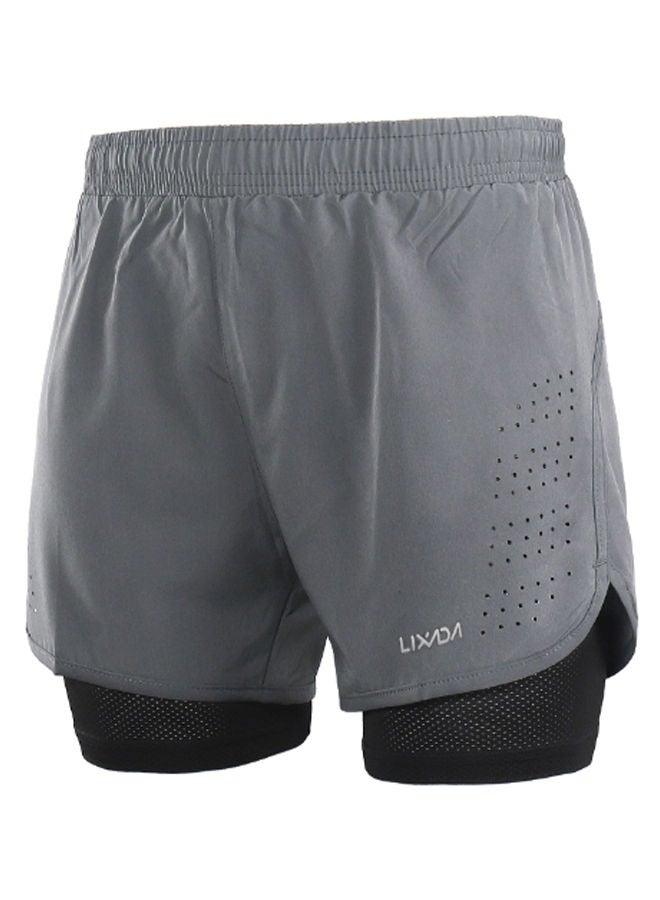 NIBEMINENT 2-In-1 Breathable Running Shorts S  - Image 1