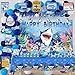Mpanwen Shark Birthday Party Decorations 137Pcs Shark Themed Birthday Party Decor Supplies Backdrop Sticker Balloons Cake Toppers Tablecloth Centerpieces Hanging Swirl Wall Signs Bracelets - Image 2