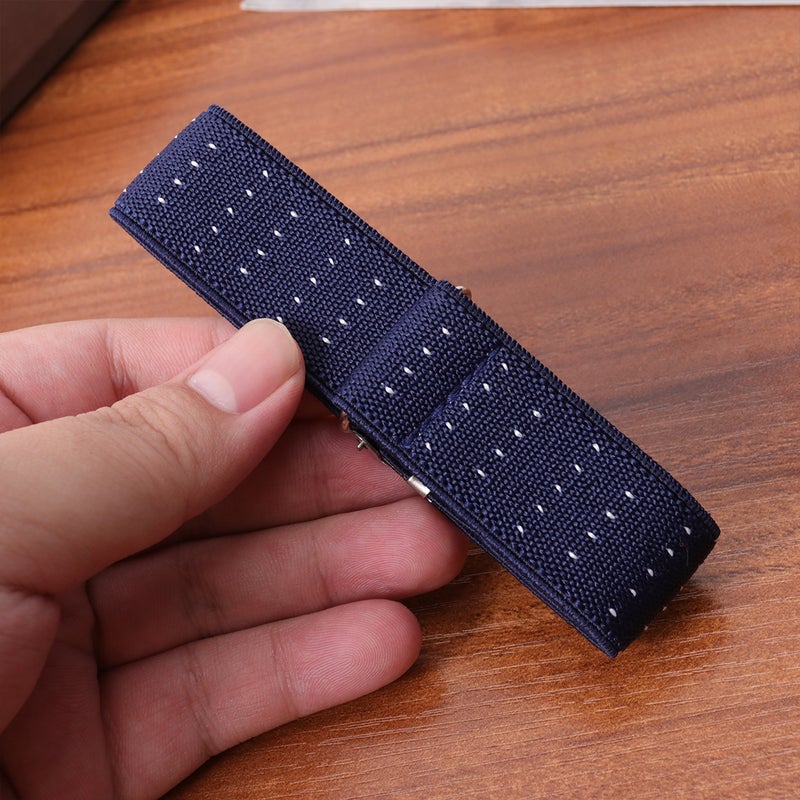 1 Pair 2.5cm Shirt Armband Non Adjustable Unisex Chinlon Beautiful Practical for Women Men ( ) - Image 3