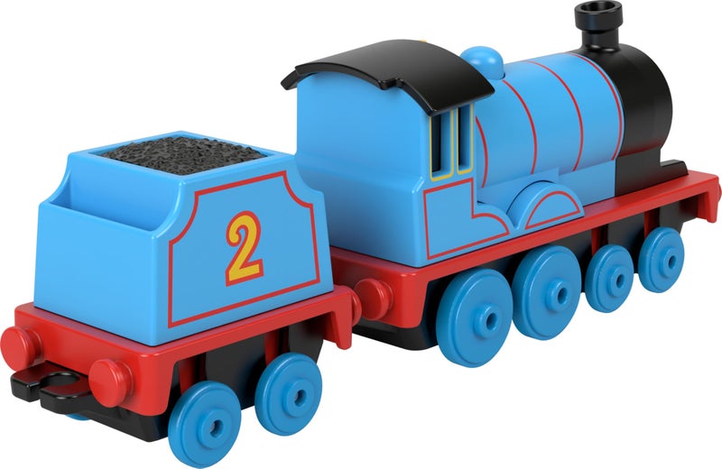 Thomas & Friends Diecast Toy Train Edward Push-Along Engine with Tender for Preschool Pretend Play Ages 3+ Years - Image 4