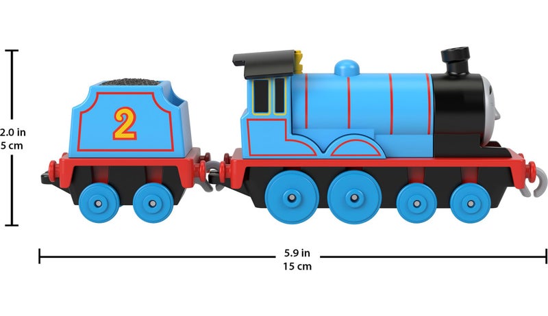 Thomas & Friends Diecast Toy Train Edward Push-Along Engine with Tender for Preschool Pretend Play Ages 3+ Years - Image 5