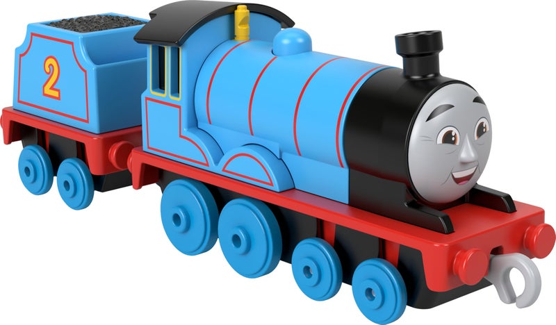 Thomas & Friends Diecast Toy Train Edward Push-Along Engine with Tender for Preschool Pretend Play Ages 3+ Years - Image 1