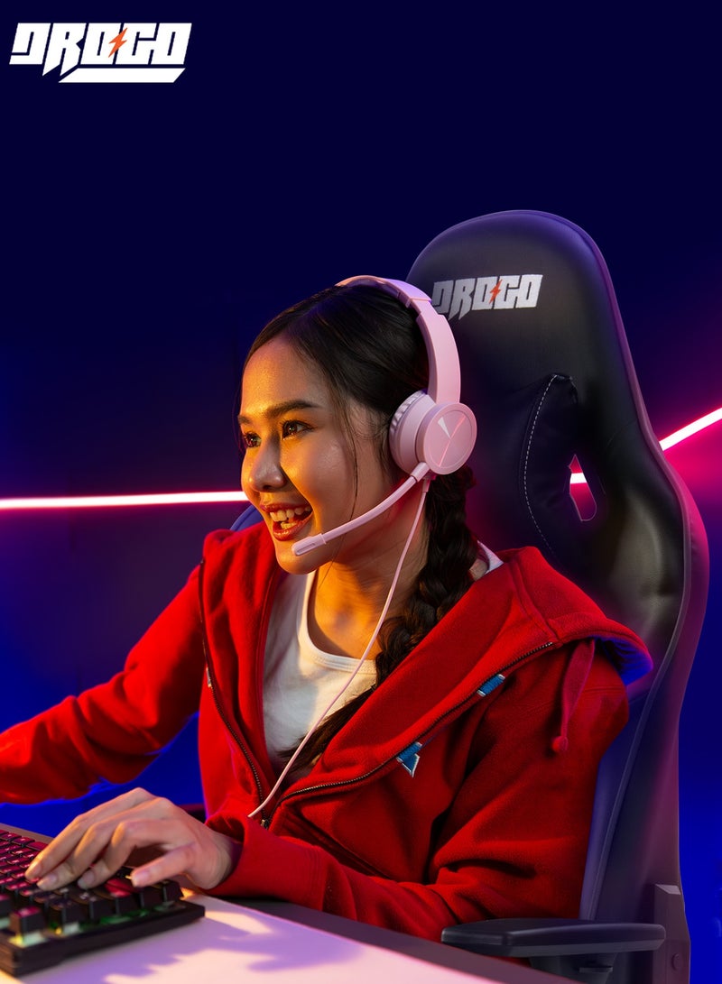 دراجو كرسي ألعاب مريح من Wrath Pro، كرسي كمبيوتر مع مقعد قابل للتعديل، جلد PU، مسند ذراع ثلاثي الأبعاد، وسادة دعم للرأس وأسفل الظهر من الإسفنج الذكي، كرسي المنزل والمكتب مع مسند للقدمين واستلقاء باللون الأسود - Image 2