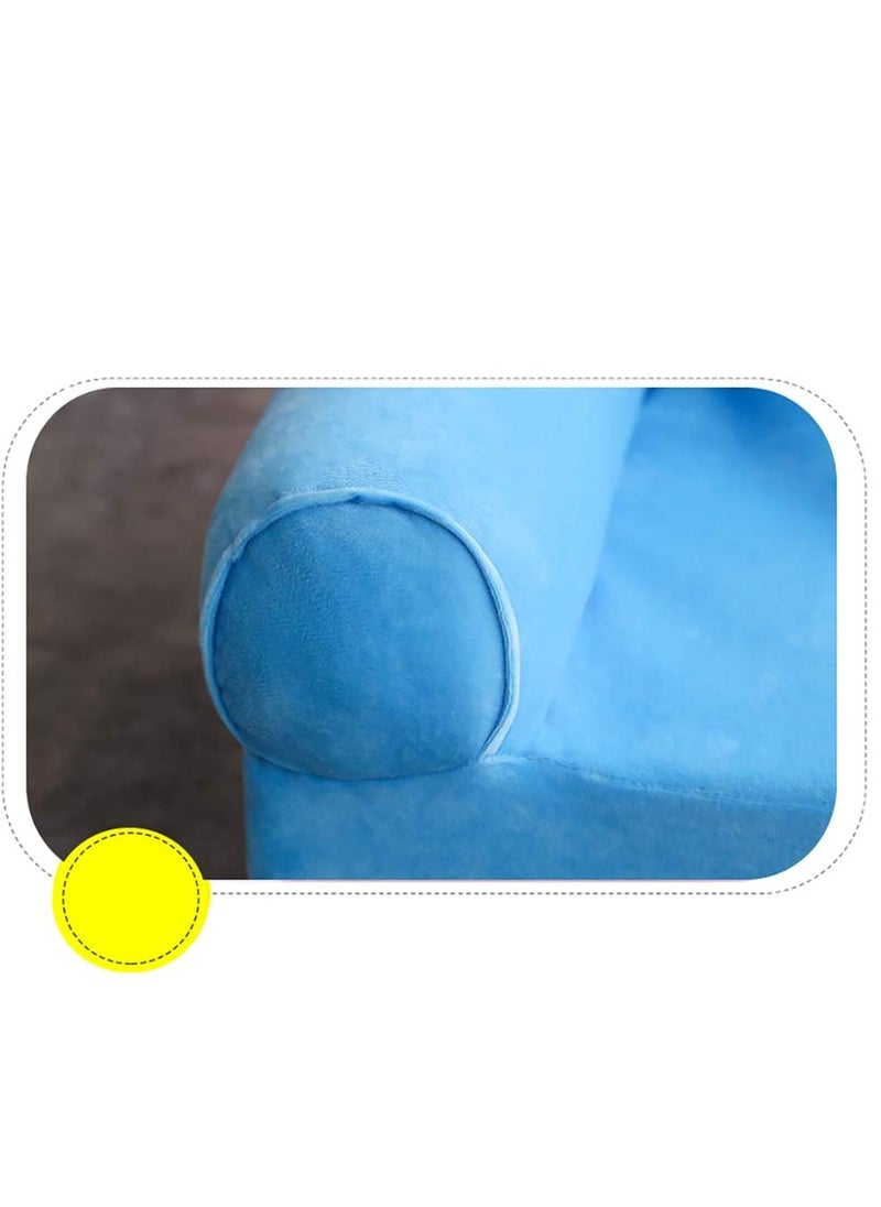 UKR - UKR Kids Armchair with Prince Design – Blue Upholstered Sofa Chair for Comfort & Play | Perfect for Nursery, Bedroom, or Playroom – Kids Furniture (50x40x45 cm / 20x16x18 inch) - Image 1