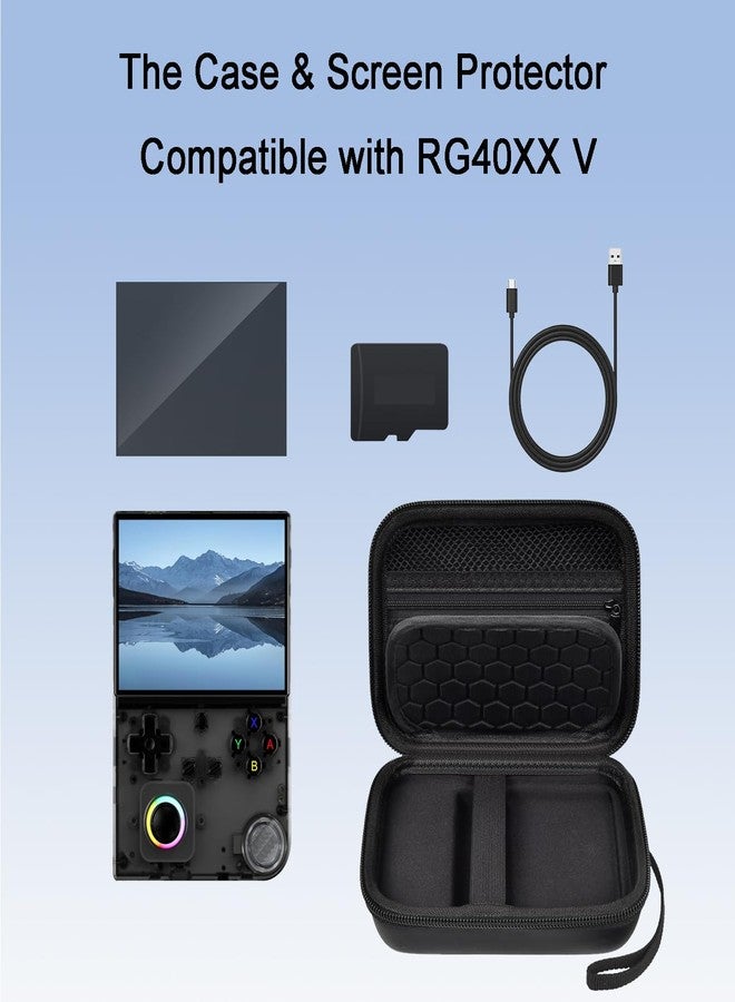 Xmaspanda Carrying Case with Screen Protector for RG40XXV, Retro Game Console Travel Case - Image 2