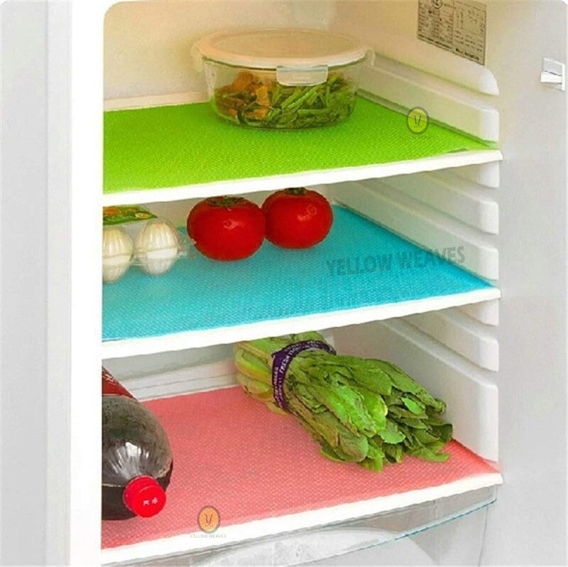 Yellow Weaves Exclusive Decorative Fridge Top Cover and 2 Handle Covers + 3 Fridge mats - Image 3