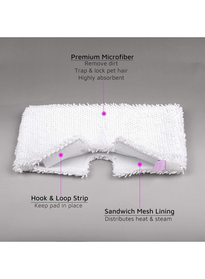 F Flammi Flammi Steam Pocket Mop Replacement Pads for Shark S3500 Series S3501 S3601 S3550 S3901 SE450 S3801CO S3601D S2901 S2902 Steam Pocket Mop, 4 Pack - Image 4