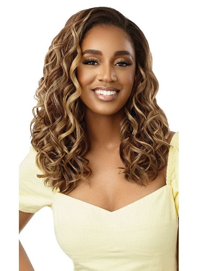 Outre Converti Cap Wig Deluxe Cap Lays Flat Heat Resistant Fiber High Tex Dreamy Bounce (Dr2/Gdnhnbl) - Image 1