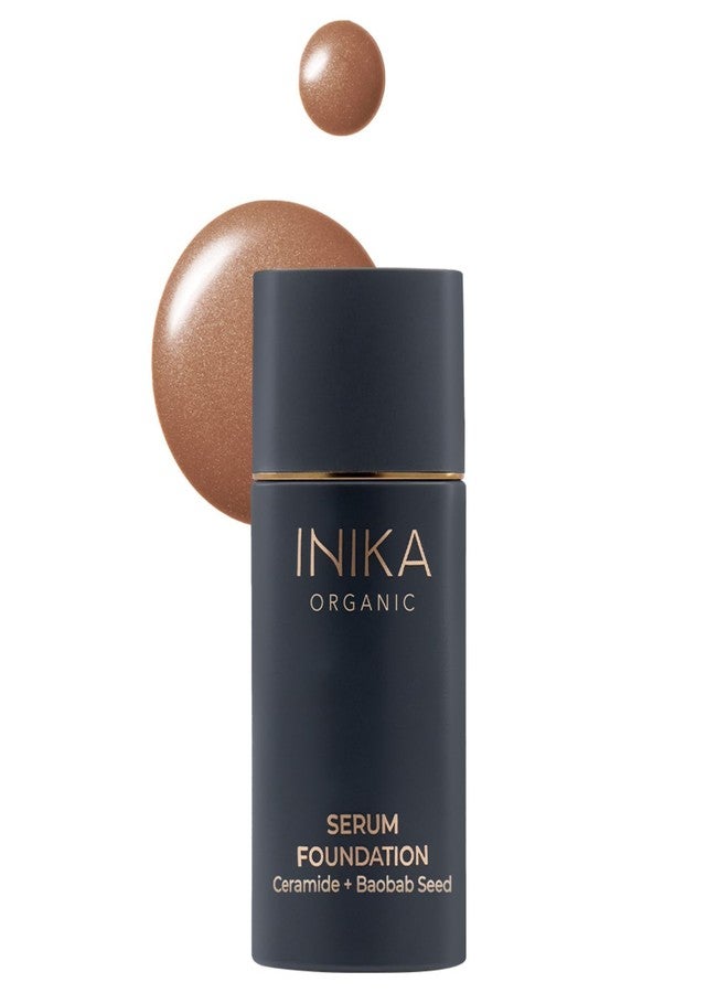 INIKA Organic Serum Foundation | Vegan, Buildable Coverage, Weightless Second Skin Feel, Transfer Proof with Skincare Ingredients in Sustainable Packaging. Spirited 25ml - Image 1