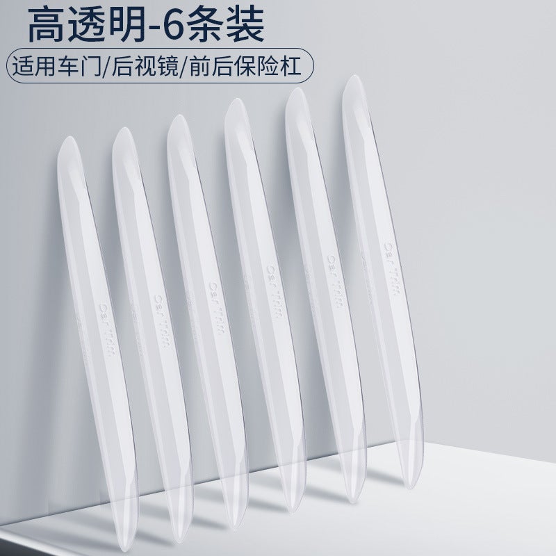 Car Anti-Collision Strip Door Handle Anti-Scratch Paint Surface Protection Sticker Car Door Side Glue Anti-Collision Protection Sticker Transparent Pvc - Image 1