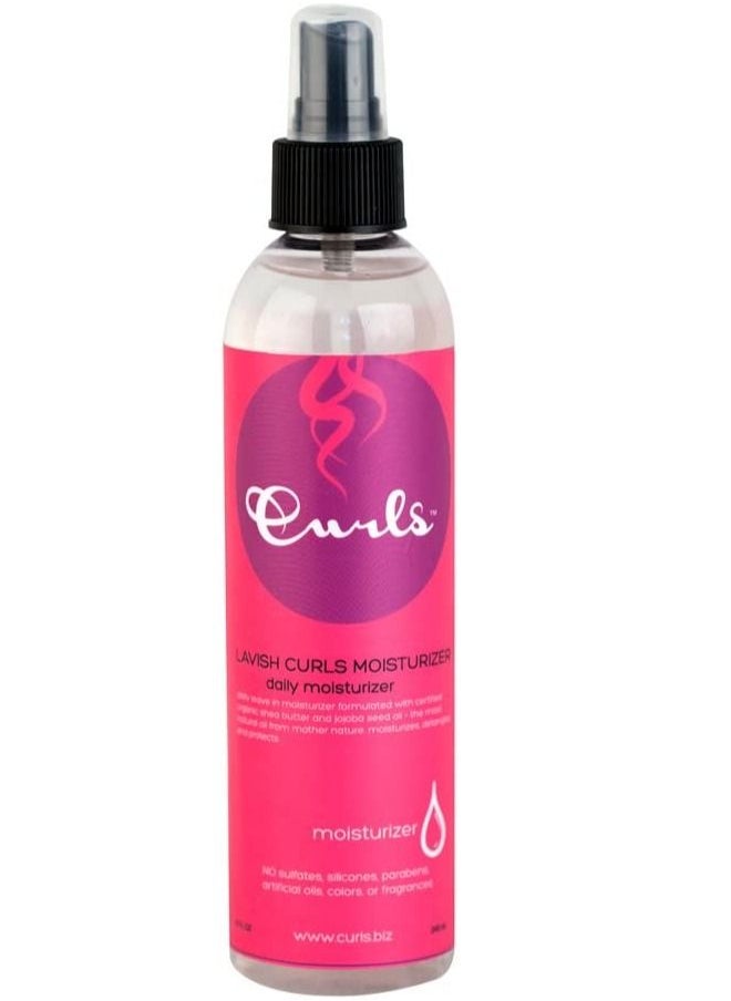 Curls Curls Lavish Moisturizer, 8 Ounce 