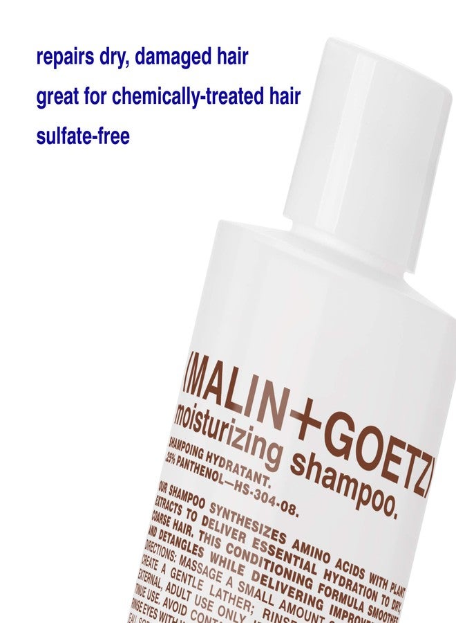 Malin + Goetz Moisturizing Hair Shampoo, 8 Fl. Oz. - Hydrating Shampoo for Women & Men, All Hair Types, Hair Treatment for Dry Damaged Hair, Vegan & Cruelty-Free - Image 2