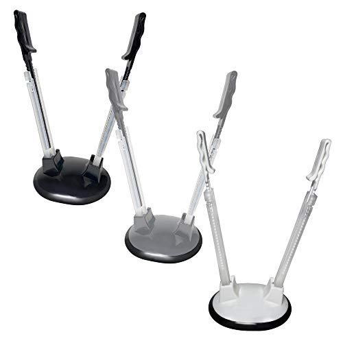 Brothers Bench 3 Pack Baggy Rack Holders for Meal Prep Bags Adjustable Food Prep Baggie Holder Stand Hands Free Plastic  Freezer Bag Holder Stand for Filling Compatible with Ziplock Bag Storage Black White Gray