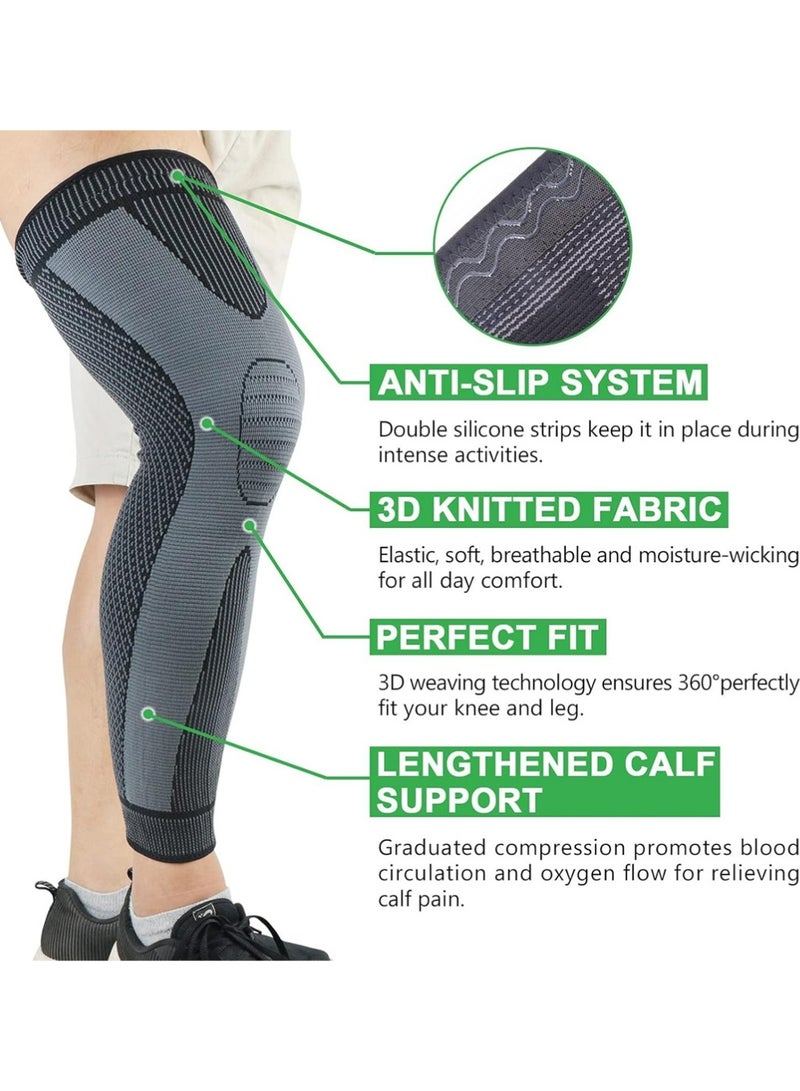 YOUGE Knee Pads, Knee Braces for Knee Pain Women & Men,Sports Protective Gear Knee Compression Sleeves, Knee Support for Meniscus Tear, ACL, Arthritis, Joint Pain Relief,Sport (Pair) - Image 4