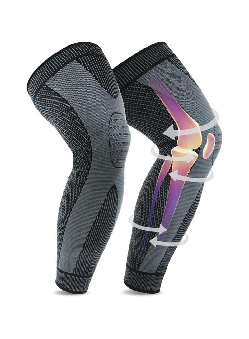 YOUGE Knee Pads, Knee Braces for Knee Pain Women & Men,Sports Protective Gear Knee Compression Sleeves, Knee Support for Meniscus Tear, ACL, Arthritis, Joint Pain Relief,Sport (Pair) - Image 1