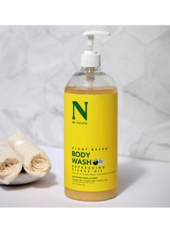 Dr. Natural Body Wash Citrus 32 Oz Moisturizing Body Wash For Dry Skin Pure Plantbased With Organic Shea Butter Hypoallergenic  - Image 2