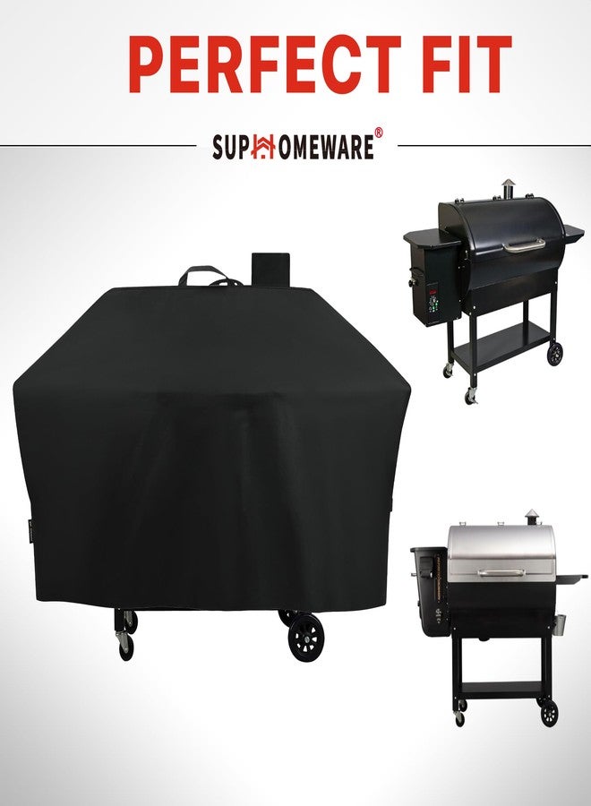 Suphomeware Grill Cover for Camp Chef DLX 24, SmokePro 24, PG24, SG24 Grills, Waterproof and UV Resistant Heavy Duty Grill Cover. - Image 2
