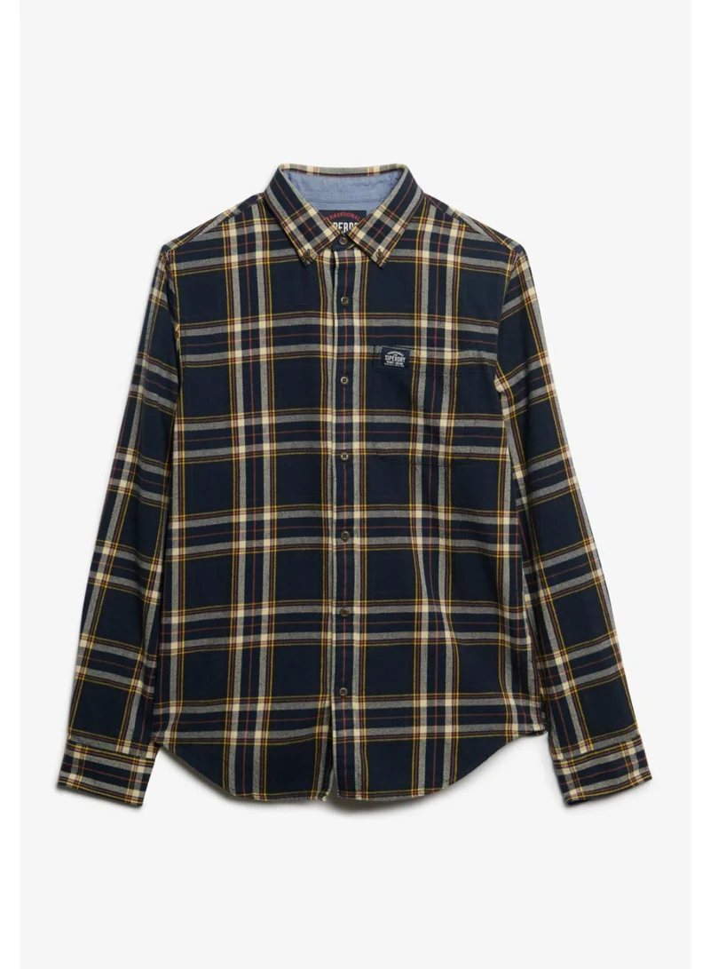 سوبر دراي L/S Cotton Lumberjack Shirt