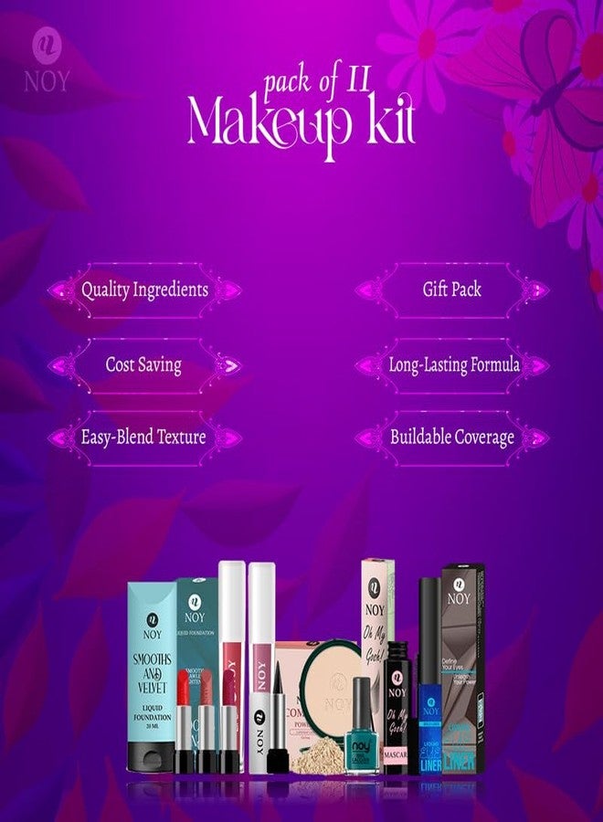 NOY Beauty Pro Makeup Kit Ultimate Beauty Essentials Kit A Well-Curated Assortment of Products for Achieving Flawless, Radiant Looks with Ease #11K459 - Image 3
