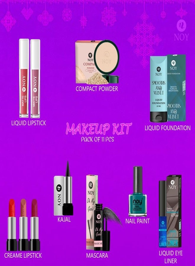 NOY Beauty Pro Makeup Kit Ultimate Beauty Essentials Kit A Well-Curated Assortment of Products for Achieving Flawless, Radiant Looks with Ease #11K459 - Image 5