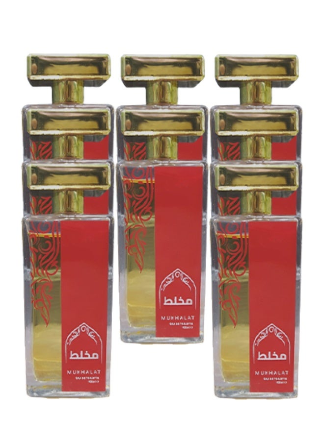 NAF 8 Pieces Mukhalat Perfume For Unisex 100ml EDT - Image 1