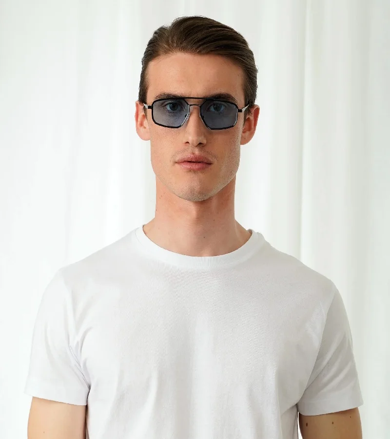 Explicit Poets Explicit Poets Unisex PABLO Black - Blue Stylish Sunglasses, 6EP12