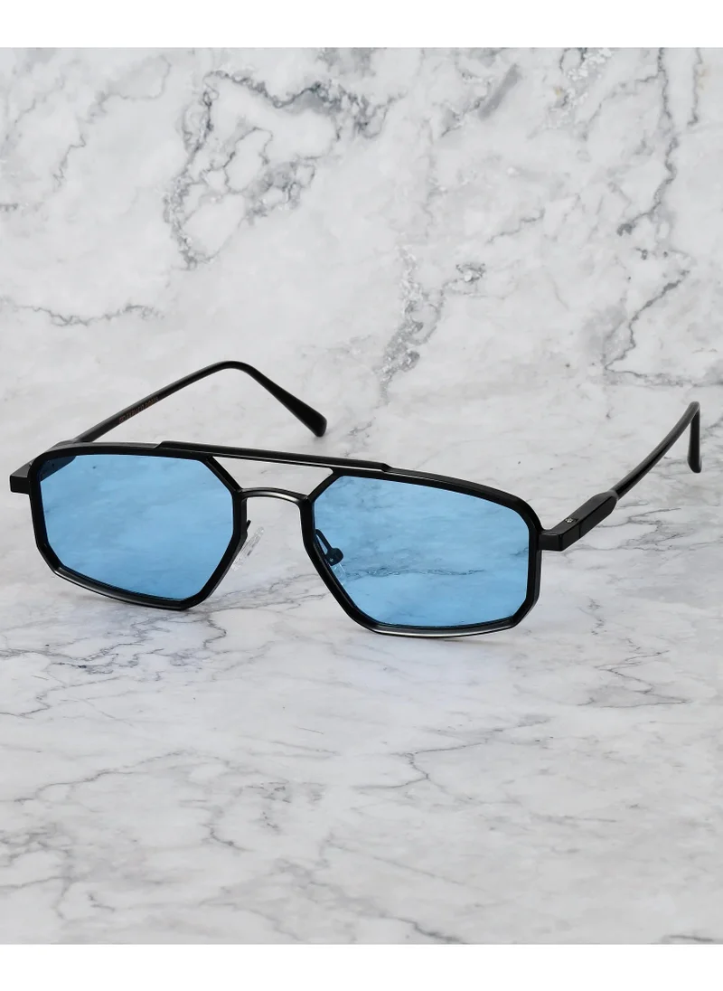 Explicit Poets Explicit Poets Unisex PABLO Black - Blue Stylish Sunglasses, 6EP12