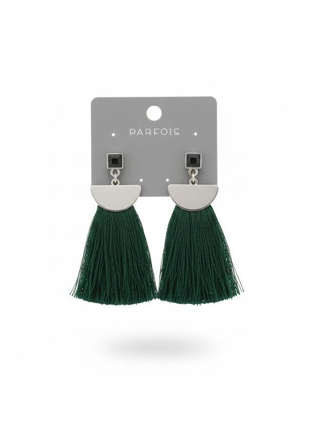 PARFOIS Women's green earrings - Image 2