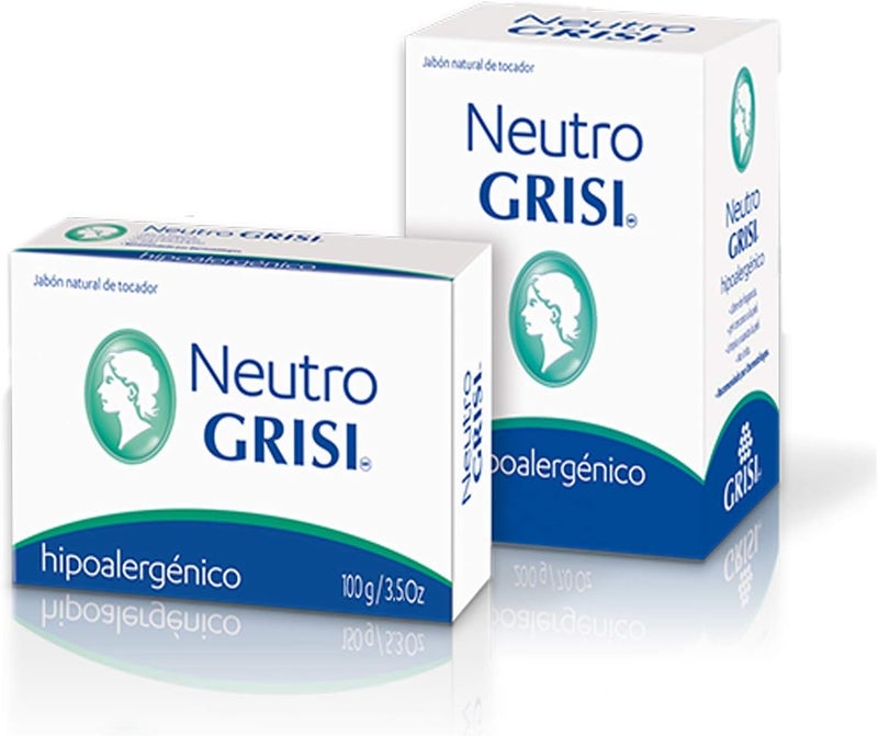 Grisi 6-Pack Hypoallergenic Neutral Soap - Unscented Natural Bar Soap - Image 3