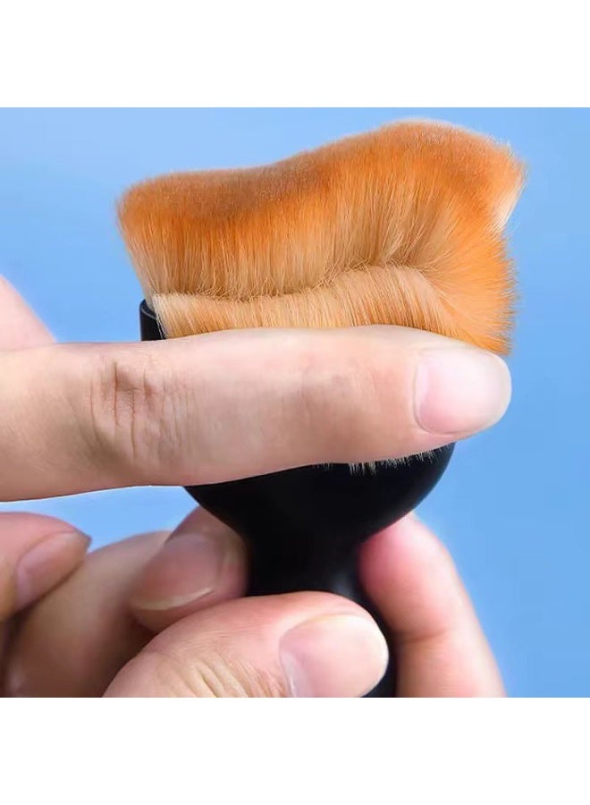 This cleaning brush for tight spaces will reach every corner and crevice in your car or home.  Its soft, thick bristles protect and polish surfaces, and it easily reaches air vents, keyboards, and cameras. - Image 3