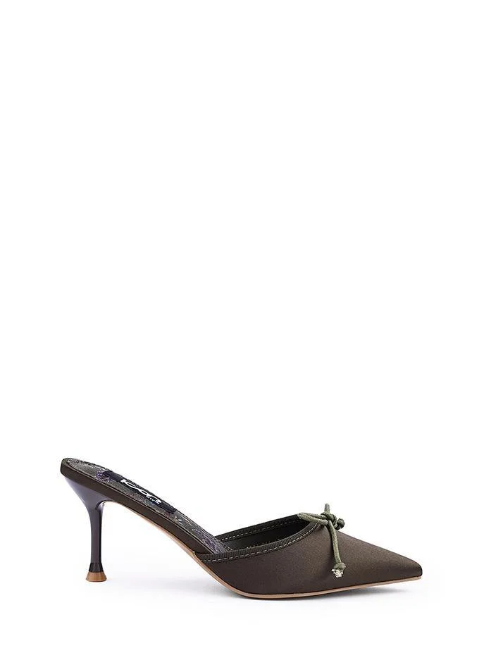 IconStyle Womens pointed toe heeled mules