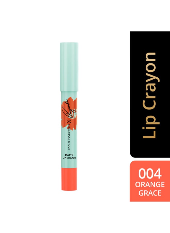 Max Factor X Priyanka Chopra Jonas Lip Crayon Stick - 004 - Orange Grace, 1.8g  - Image 2