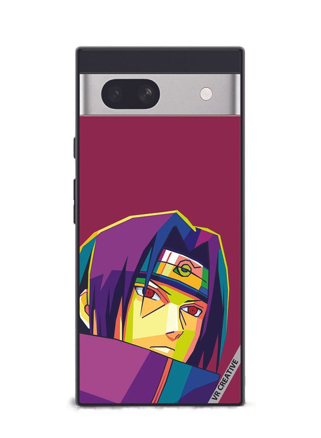 VR CREATIVE غطاء واقي لهاتف Google Pixel 7a بتصميم كرتوني متعدد الألوان - Image 1