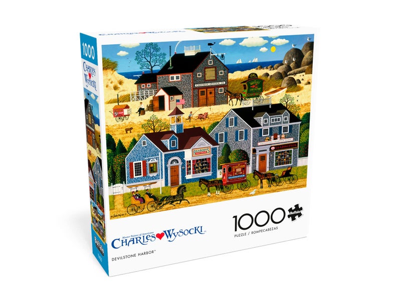 Buffalo Games - Charles Wysocki - Devilstone Harbor - 1000 Piece Jigsaw Puzzle for Adults Challenging Puzzle Perfect for Game Nights - Finished Puzzle Size is 26.75 x 19.75 - Image 3
