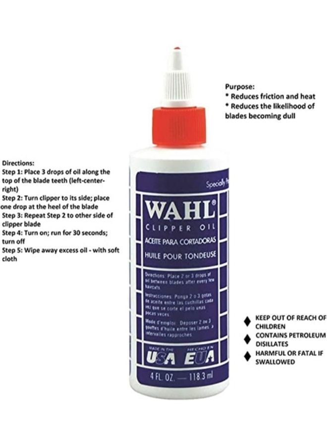 WAHL Professional Hair Clipper Oil For And Trimmers 3310 4 Oz 118.3ml - Image 2