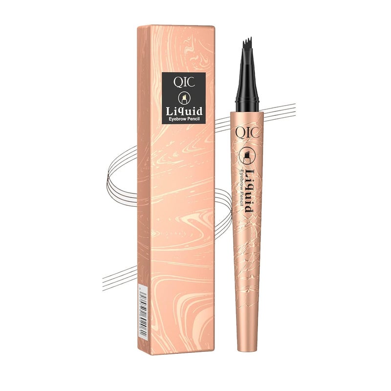 ObiPosay Waterproof Dark Brown Eyebrow Microblading Pen  Four Point Brow Pen for NaturalLooking Eyebrows LongLasting and SmudgeProofDark Brown02
