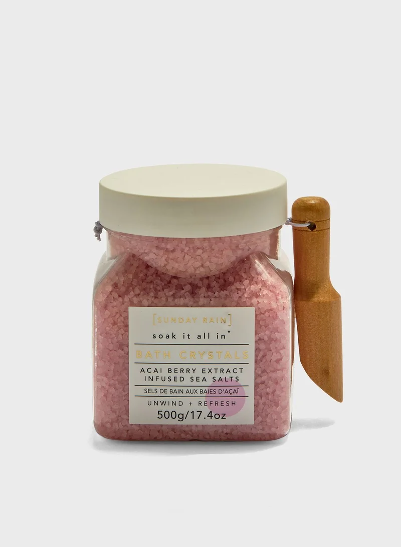 Sunday Rain Bath Crystals Acai Berry