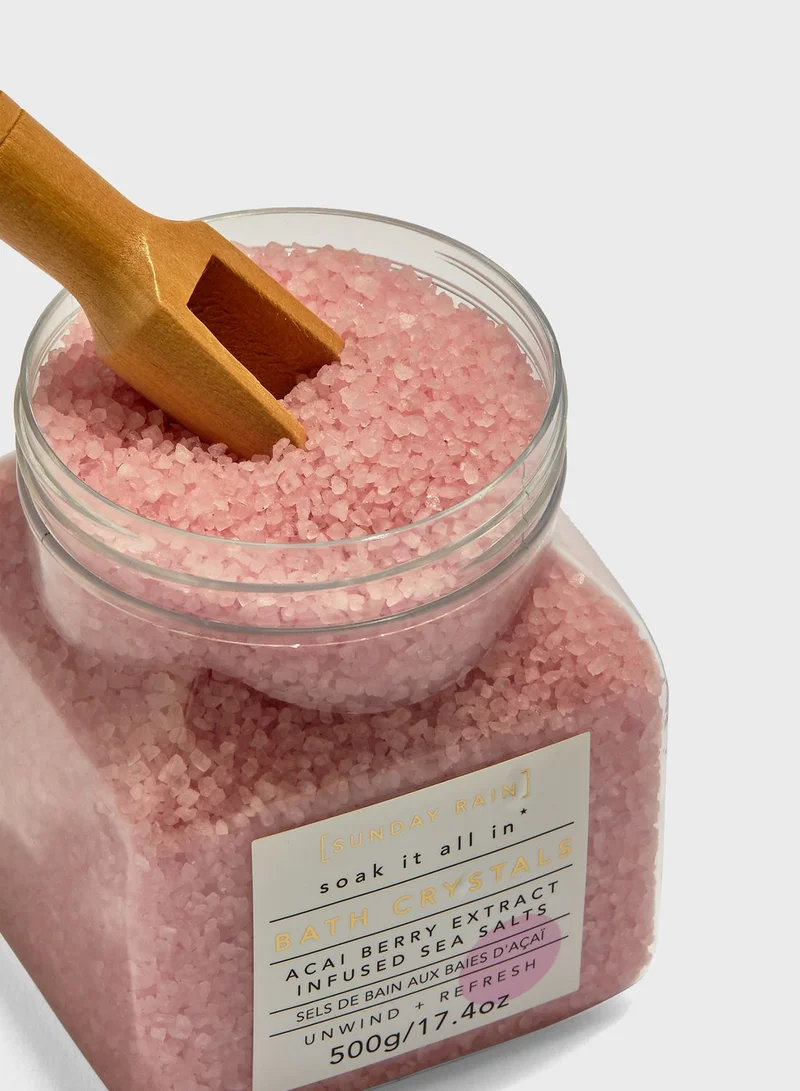 Sunday Rain Bath Crystals Acai Berry