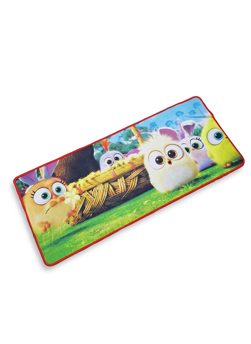 Gaming Mouse Pad , Cute Birds Themed ( 70cmx30cmx2mm ), HD Printing Style Desk Mat, Mouse and Keyboard Pad Extended, Waterproof Fabric Surface Mouse Pads for Desk, Anti-Slip Rubber Base