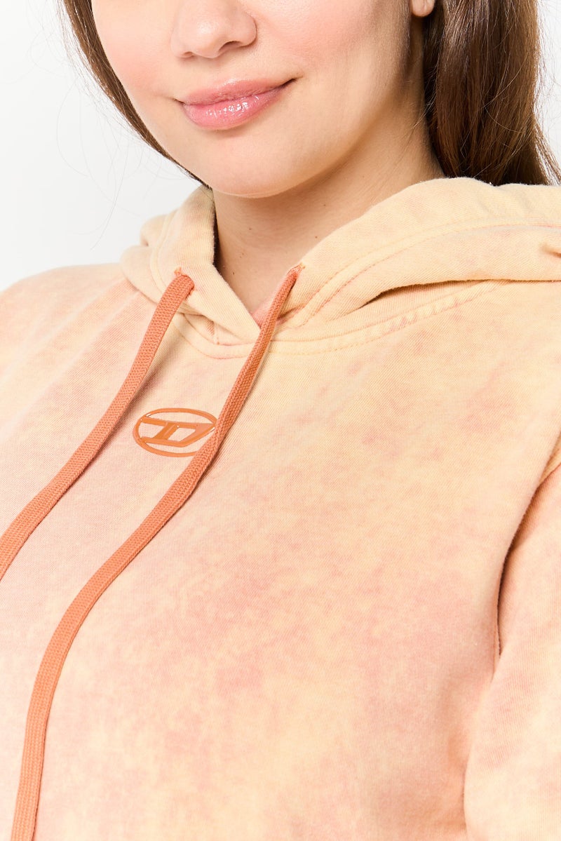 DIESEL Women Brand Logo Long Sleeve Hoodie, Multicolor - Image 3